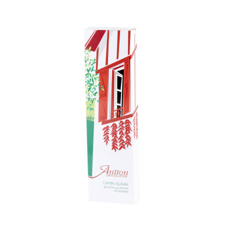 Boîte de ganache au chocolat Noir et au piment d'Espelette