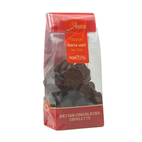 Touron au chocolat Noir et à l'Izarra du Pays Basque