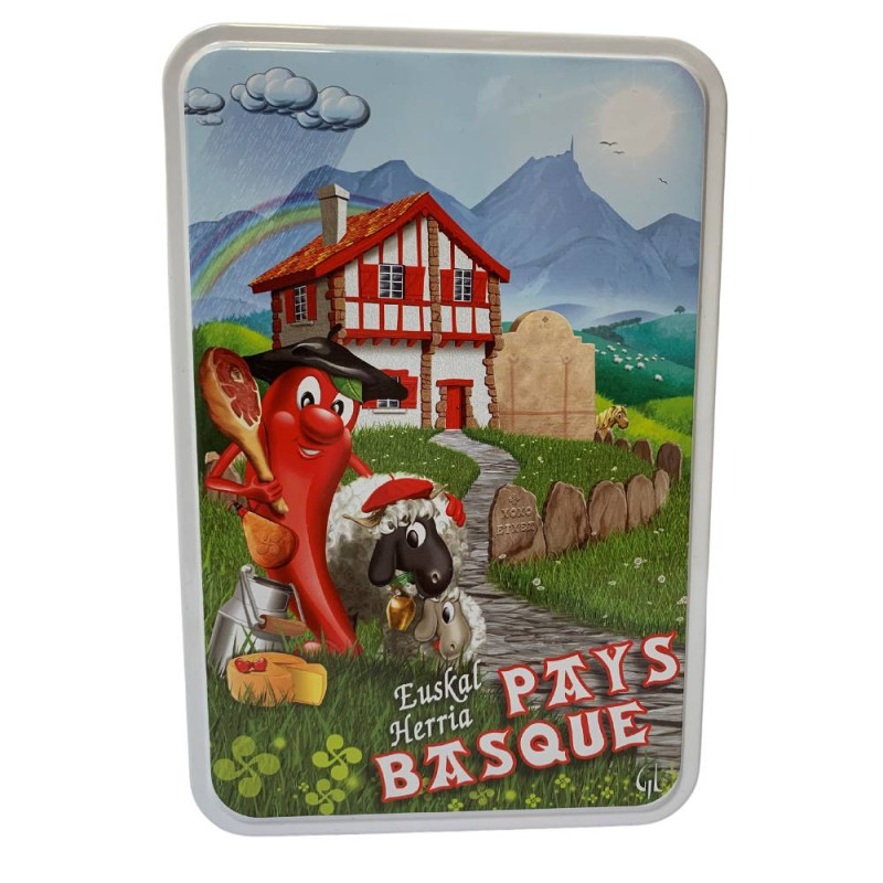Boîte à sucre pays basque vide