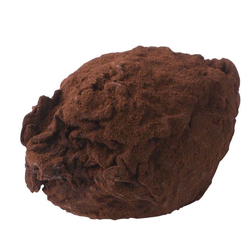 Boîte de truffe de Noël au chocolat Noir et rhum, du Pays Basque