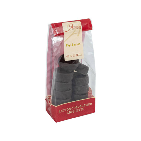 Praliné Maïs, chocolat noir 110g