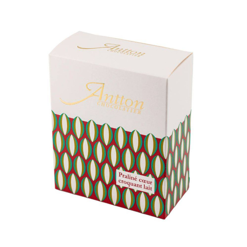 Boîte de pralinés au chocolat Lait du Pays Basque