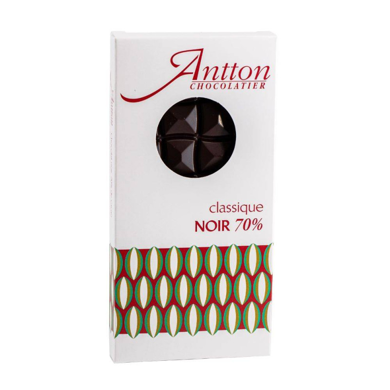 Tablette de chocolat Noir 70% de cacao du Pays Basque