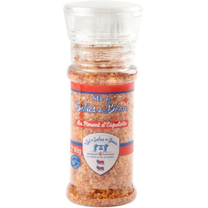 Gros sel de Salies-de-Béarn au piment d'Espelette