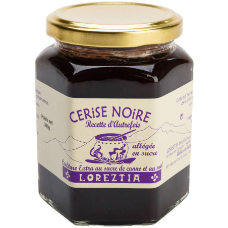 Pot de confiture à la Cerise Noire Maison Loreztia Pays Basque