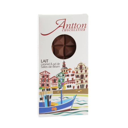 Tablette de chocolat au Lait caramel salé